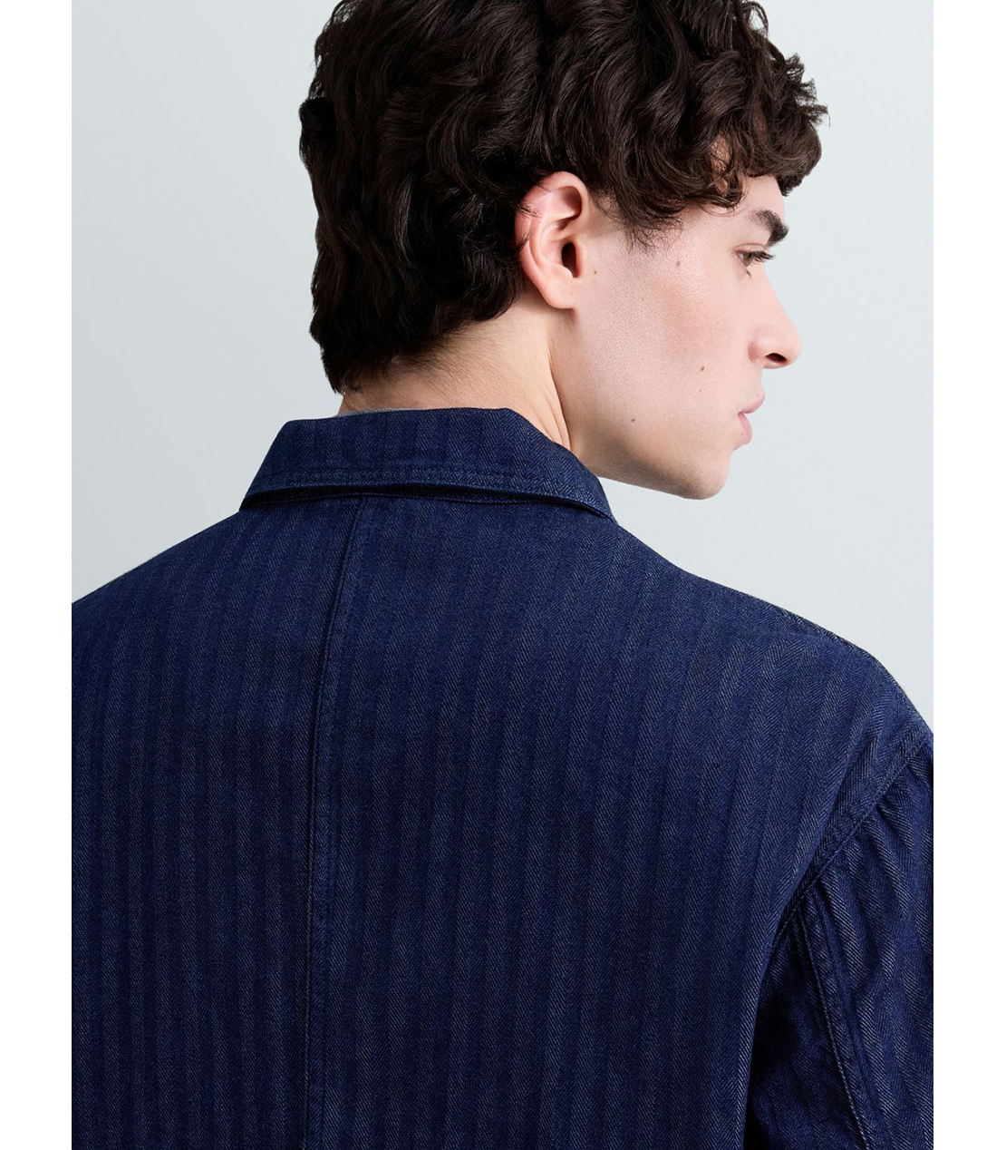 9oz リサイクルへリーンボーンジャケット 詳細画像 ダークブルー 6